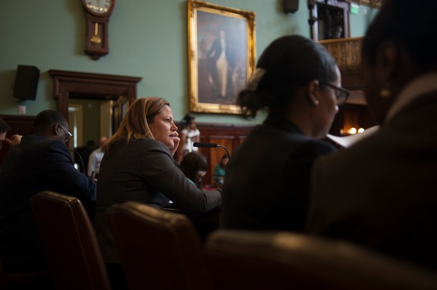 A City Council hearing. (Photo: William Alatriste/NYC Council)