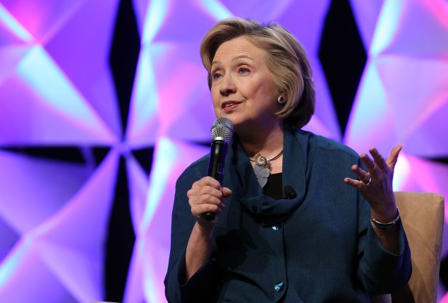 Hillary Clinton. (Photo: Isaac Brekken/Getty)