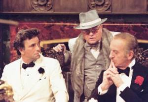 Peter Falk, Truman Capote and David Niven, from left. (Murder By Death)