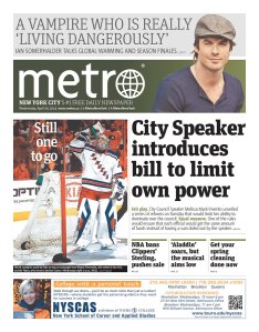 Today's Metro.