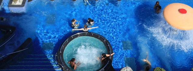 Find your inner-peace in the least peaceful borough on Earth. (Spa Castle)