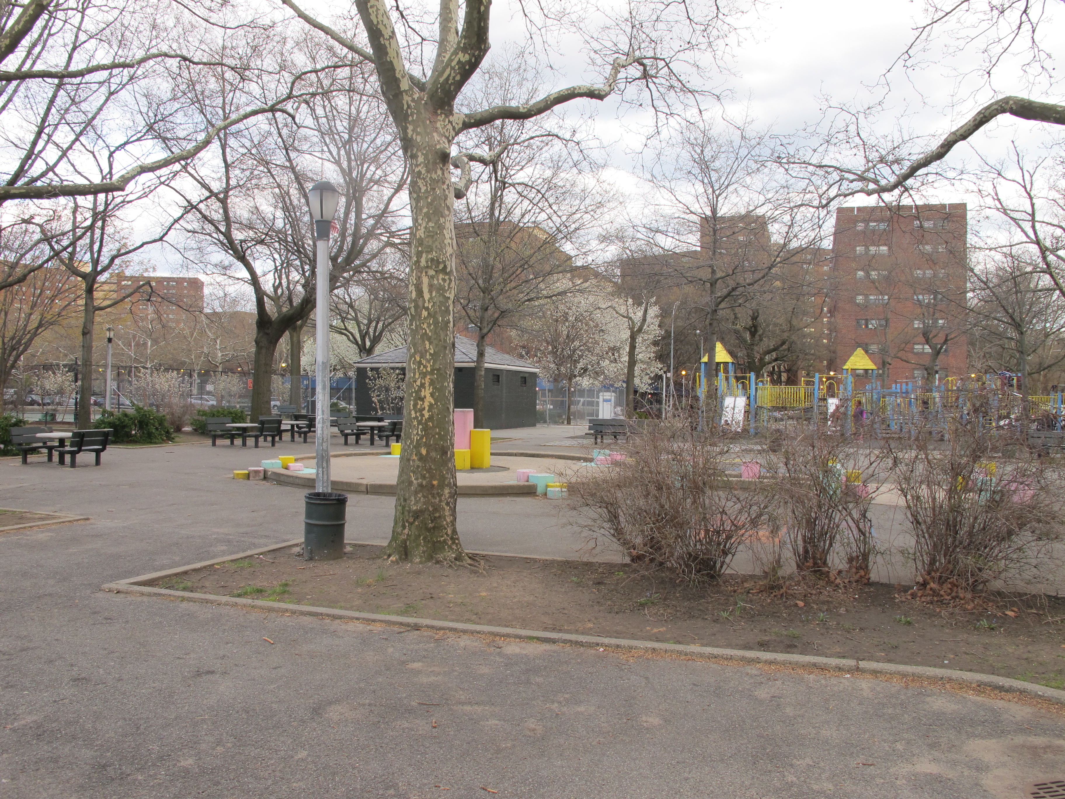​Linden Park, in East New York. (Photo by Matthew Taub)