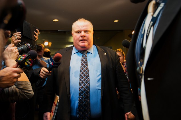 Toronto Mayor Rob Ford. (Photo: Aaron Vincent Elkaim/Getty)
