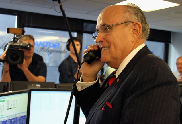 Rudy Giuliani. (Photo: Mike McGregor/Getty)
