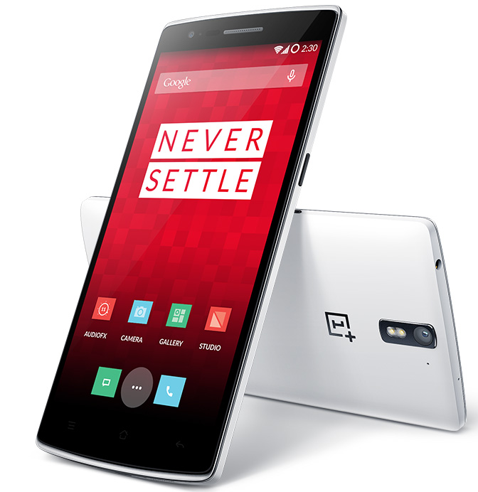 Never Settle... for a phone that just feels like a phone. (Screengrab via oneplus.net)