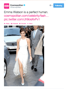 Cosmo loves Emma Watson