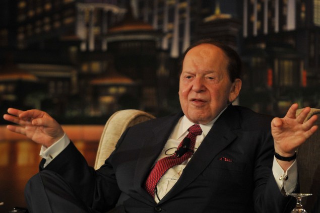 Sheldon Adelson. (Photo via Getty Images)