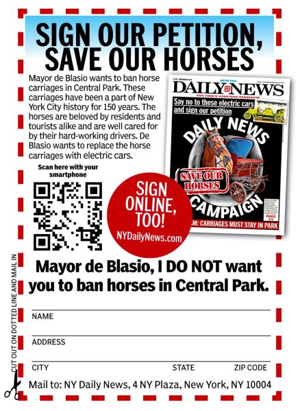 The Daily News's petition