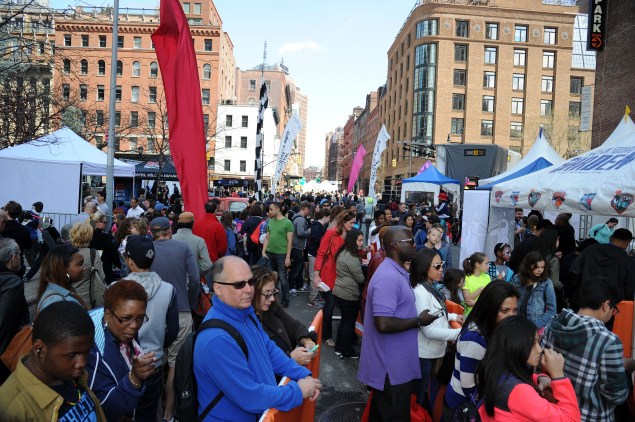 The Family Festival Street Fair in Tribeca, April 26, 2014. (Getty Images)