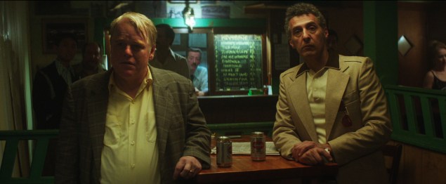 Philip Seymour Hoffman, left, and John Turturro in God's Pocket.
