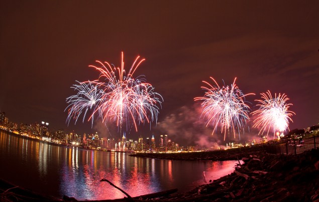 Liberty State Park ablaze. (Flickr)