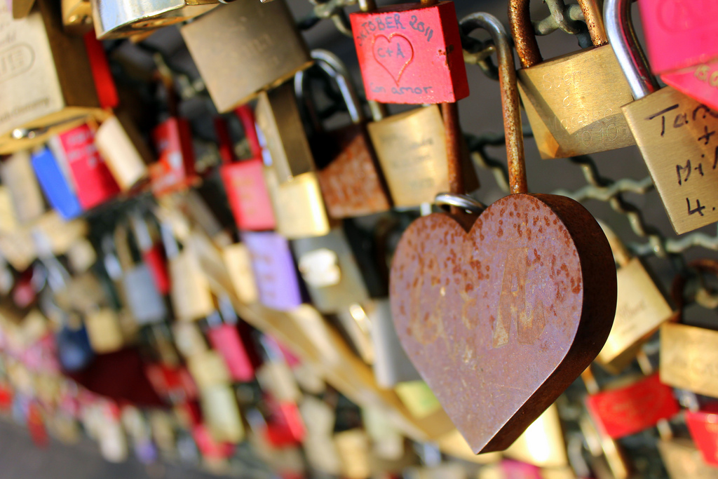 Lock up your love (Rachel Titiriga/Flickr Creative Commons)