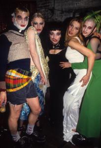 Michael Alig (far left) in 1994. (Getty images) 