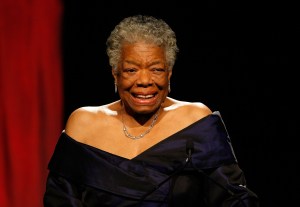 Ms. Angelou speaks in New York City in 2009 (Jemal Countess/ Getty)