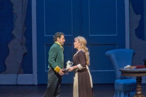 Juan Diego Flórez as Don Ramiro and Joyce DiDonato as Angelina in Rossini's "La Cenerentola."  Photo: Ken Howard/Metropolitan Opera