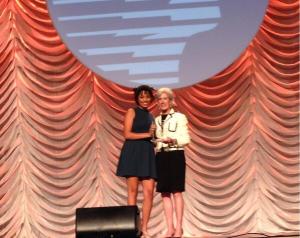 Chiara de Blasio and Health and Human Services Secretary Kathleen Sebelius. (Photo: Twitter/@SAMHSAgov)
