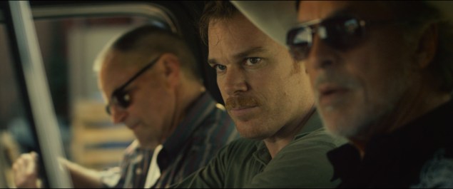 Sam Shepard, Michael C. Hall and Don Johnson, from left, in Cold in July.