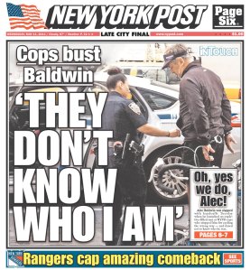 Today's New York Post. (Photo: Newseum)