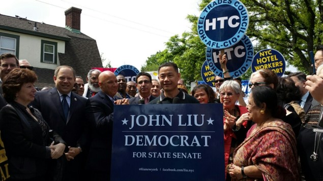 John Liu today. (Photo: Liu Campaign)