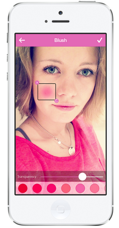 Just buying some blush might be easier. (Screenshot via Selfie-app.com)