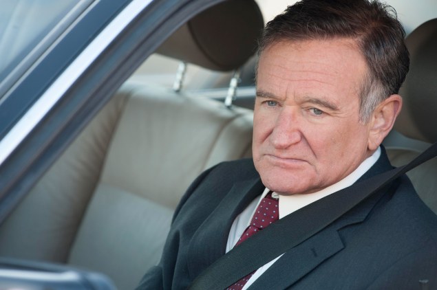 Robin Williams is aggrieved in 'The Angriest Man in Brooklyn.'