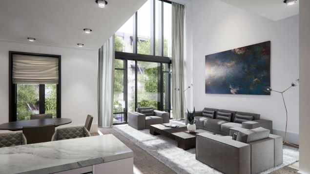 429 Kent Avenue, a 216-unit condo building covering two acres of land and 33 Caton Place in Windsor Terrace, which overlooks Prospect Park.