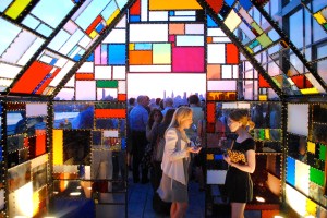 The chapel atop the Wythe was the scene of the party (Photo: Matt Mullen)