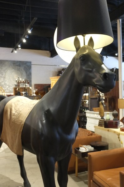 This is a horse lamp.