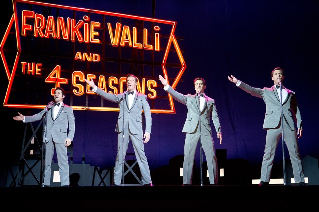 From left: John Lloyd Young, Erich Bergen, Vincent Piazza and Michael Lomenda.