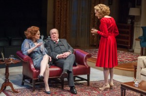 Barbara Garrick, John Aylward and Jan Maxwell in 'The City of Conversation.' (Photo by Stephanie Berger)