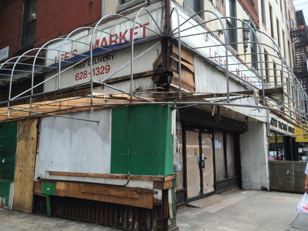 Lee's Market, or what remains of it. (Photo by Matthew Kassel)