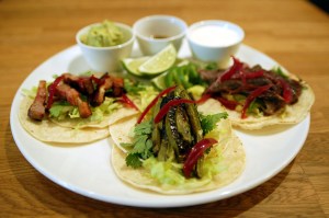 Louro is offering tacos filled with pig's ear, goat, and chicken, among others. (Michael Tulipan)