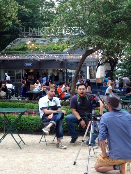 Chef David Chang had customers eating out of the palm of his hand. (Marie Solis)