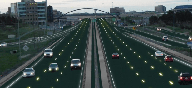 Solar Roadways wants to turn the nation into Tron-like vision of environmental sustainability. (Photo via Solar Roadways)