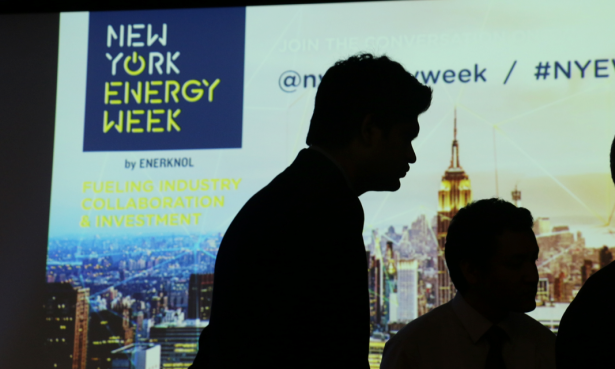 Teams gather at the Energy Jam to figure out what to do with sloppy infrastructure data. (Photo by Jack Smith IV)