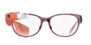 Shiny Elderberry frame with red Glass. (Photo via Marchon Eyewear)