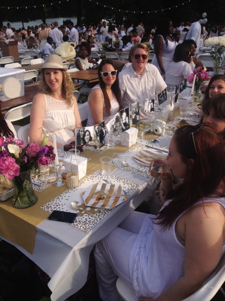 One finely decorated table. (Meredith Carey)