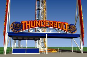 The new Thunderbolt station in Coney Island. (NYCEDC)