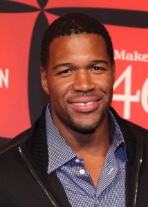 Michael Strahan will help CareOne and HealthBridge stand up to cancer at Fenway Park. (Robin Marchant/Getty Images)