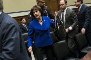 Lois Lerner, the IRS head whose Blackberry was destroyed along with her hard drives. (BRENDAN SMIALOWSKI/AFP/Getty Images)