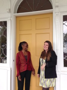 A photo of First Lady Chirlane McCray with a West Elm designer, featured on West Elm's blog. (blog.westelm.com)