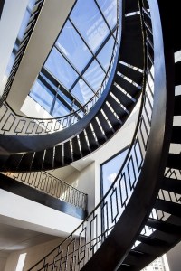 The penthouse at Delos, 66 East 11th Street.