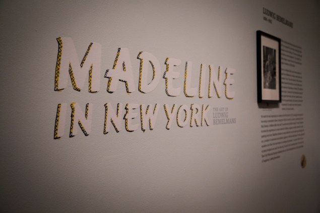 The beginning of the "Madeline in New York" exhibit at the New-York Historical Society. (Kaitlyn Flannagan)