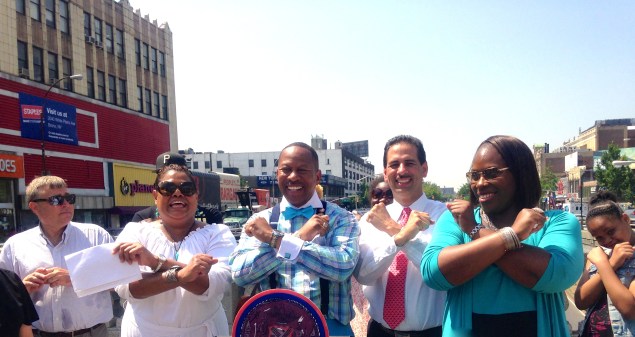 Bronx Delegation celebrates budget and promises a united front. (Photo: Paula Duran)