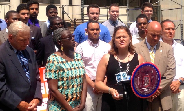 Speaker Melissa Mark-Viverito at City Council. (Photo: Paula Duran)