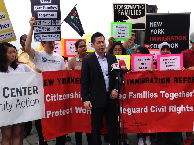 Steven Choi, Executive Director of the New York Immigration Coalition. (Photo: Paula Duran)