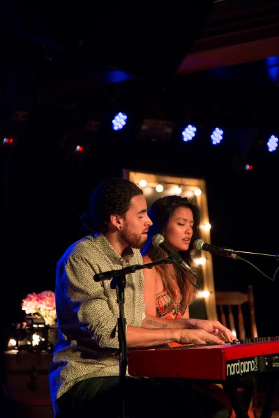 Michael and Carissa Alvarado of Us the Duo sing "Take Me Home." (Kaitlyn Flannagan)