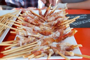 Prosciutto di Parma appetizers served in the traditional Italian style. (photo by Daniel Cole)