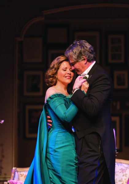 Renée Fleming and Douglas Sills in Living on Love. (Photo by T Charles Erickson)