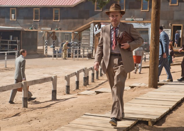Frank Winter (John Benjamin Hickey) pretty much nailing the vibe of the show. (Photo via WGN)